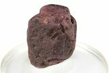 Highly Fluorescent Ruby Crystal - India #249705-1